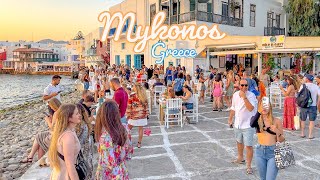 Mykonos Greece 🌴  A Glamorous Oasis of Luxury  4K 60fps HDR Walking Tour [upl. by Togram]