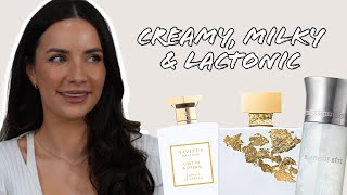 CREAMY MILKY LACTONIC FRAGRANCES  these perfumes will have you smelling edible [upl. by Gurney]