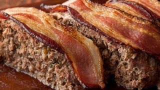 How to Make Easy Cheesy Bacon Meatloaf  The Easiest Way [upl. by Dnalyr]