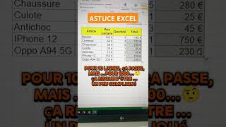 Utilise la poignée de recopie dExcel comme un pro Astucexcel tips [upl. by Zetram]