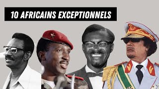 10 Hommes AFRICAINS qui ont façonné lhistoire de lAfrique au cours des cinquante dernières années [upl. by Esikram896]