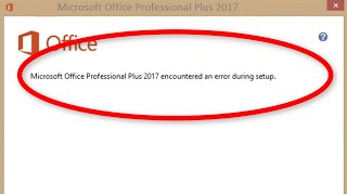 microsoft office 2013 encountered an error during setup  100 Fix 2024 [upl. by Ainaznat919]