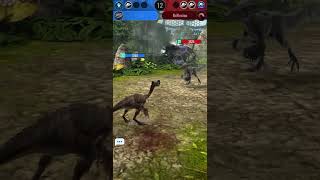 Nomingia vs Pyrorixis amp Tenontorex  Jurassic World Alive [upl. by Ecinna]