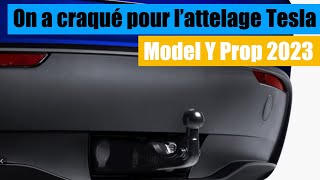 On a craque pour lattelage de chez Tesla  Model Y Prop 2023 [upl. by Eigna258]