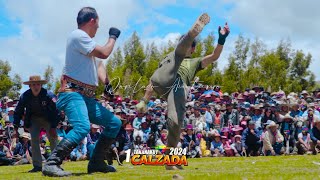 TAKANAKUY CALZADA VARONES Primer día 2024 [upl. by Ogata]