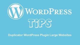 Duplicator WordPress Plugin Large Websites [upl. by Fuld]