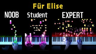 5 Levels of Für Elise Piano [upl. by Bertram]