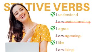 STATIVE VERBS  English Grammar  I understand OR I am understanding [upl. by Elladine]