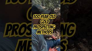 Using 100 YEAR OLD Gold Prospecting methods to find Gold [upl. by Petulah]