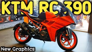 2024 KTM RC 390 Review  New Graphics Updates  Features Price amp Mileage [upl. by Albric]