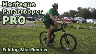 Montague Paratrooper Pro Folding Bike Review [upl. by Anitrak]