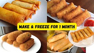 4 Iftar Special Recipes  Ramzan Special Recipes  Make and Freeze for 1 Month HUMA IN THE KITCHEN [upl. by Arod628]