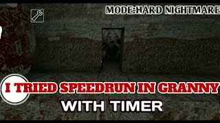 AKU MENCOBA SPEEDRUN DI GRANNY SEWER ESCAPE DENGAN TIMER GRANNY [upl. by Soph]