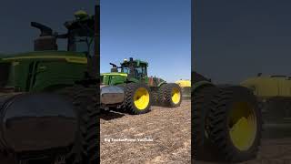 JOHN DEERE 9R 490 Tractor Planting Corn [upl. by Helli]