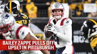 What Does Patriots Win Vs Steelers Mean For Bailey Zappe [upl. by Airym]