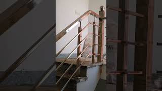 Steel Railing installation choker pipe shortvideo [upl. by Doralyn]