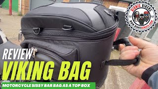 Motorcycle Viking Bag Review Dagr Sissy Bar Bag [upl. by Kynthia]