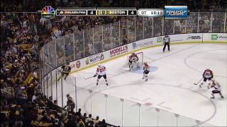 BruinsFlyers Game 1 Highlights Savard OT goal 5110 [upl. by Lavern]