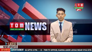 LIVE  TOM TV 300 PM MANIPURI NEWS 14 NOV 2024 [upl. by Narmis]