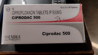 Ciproflox 500 Uses in Hindi  नीचे से ऊपर तक पूरे शरीर की बीमारियाँ ठीक Ciprodac 500 Tablet [upl. by Norrat]