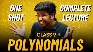 Polynomials Class 9 in One Shot 🔥  Class 9 Maths Chapter 2 Complete Lecture  Shobhit Nirwan [upl. by Enelkcaj262]