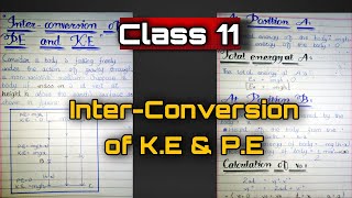 BEST PRESENTATION OF QUESTION INTERCONVERSION OF KE amp PE  CLASS 11  SAWAL O JAWAB STUDIO [upl. by Isabel]