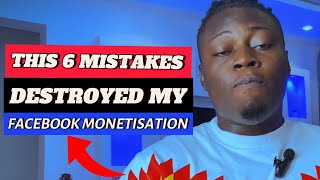 These Mistakes Can Affect Your Facebook Monetisation Avoid Them [upl. by Sivar879]