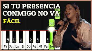 SI TU PRESENCIA CONMIGO NO VA Piano Tutorial Oasis Ministry  Cómo Tocar Piano en Adoración Fácil [upl. by Camm845]