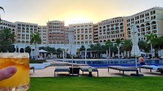 Ritz Carlton Abu Dhabi Grand Canal Hotel Tour Venetian Village Grand Mosque pool amp restaurants UAE [upl. by Aenad]