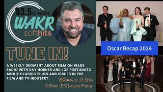 Fortunato Film School WAKR Interview  2024 Oscar Recap Show [upl. by Eentruok]