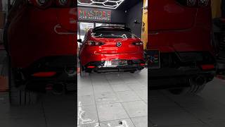 Aero Rear Diffuser for Mazda 3 BP Hatchback [upl. by Aicelaf]