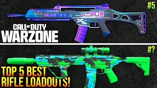 WARZONE Top 5 BEST ASSAULT RIFLE LOADOUTS After Update WARZONE META Loadouts [upl. by Ocire825]