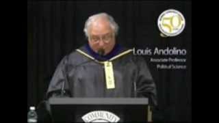 MCC Commencement 2012 Keynote Prof Louis Andolino [upl. by Panthia]