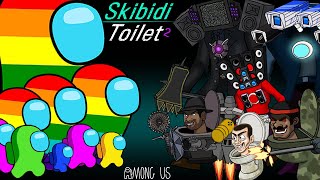 AMONG US CONFLICT WITH MAFIA BOSS SKIBIDI TOIILET  AMONG US ANIMATION [upl. by Nomrah]