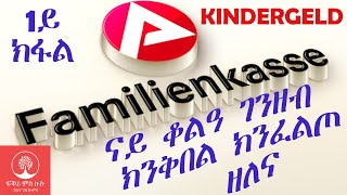 Familienkasse wichtiges zum Kindergeldantrag ናይ ቆልዓ ገንዘብ ክንቅበል ክንፈልጦ ዘለና [upl. by Morville591]