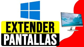 EXTENDER PANTALLAS en Windows 10  Conectar DOS MONITORES 2024  Duplicar Pantalla Windows 10 [upl. by Raine]