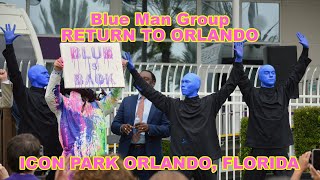 Blue Man Group Groundbreaking Ceremony at Icon Park Orlando [upl. by Dnarb]