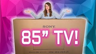 New Home New TV Sony Bravia XR X95K 85quot TV Unboxing [upl. by Nitsa]