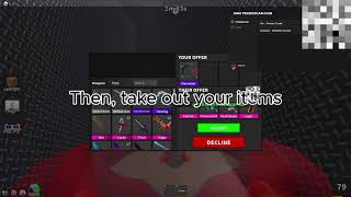 NEW ROBLOX MM2 SCRIPT FREEZE TRADE [upl. by Prestige215]