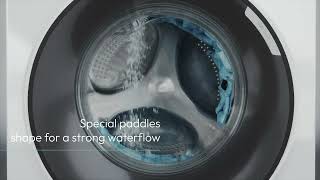 Washing machine  Candy  ProWash 500  ProActive Wash  3D video  20s [upl. by Attiuqehs887]