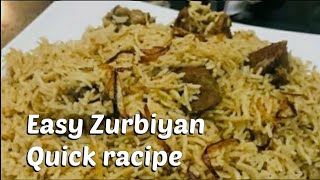 Beef zurabiyan Arabic Rice Recipe with Potato Quick Zurbiyan racipe  easy simple [upl. by Dorry598]