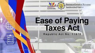 Ease Of Paying Taxes RR 2 2024 RDO 107 Cotabato City [upl. by Eliezer]