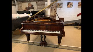 Self playing fully rebuilt antique Schiedmayer grand piano in Rosewood polish [upl. by Attenyl478]