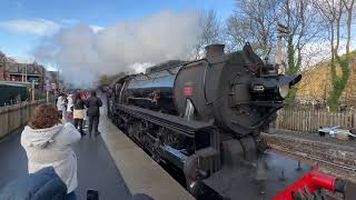 The Polar Express at Churnet Valley Railway 9th December 2022 [upl. by Maclay]