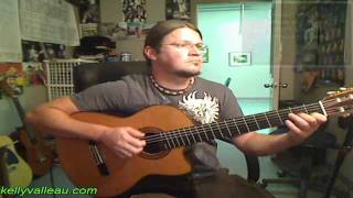 In The Air Tonight  Kelly Valleau fingerstyle Guitar [upl. by Ykcin]