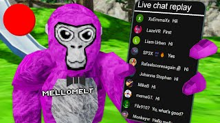 🔴 hi join now OR bad luck forever Gorilla Tag [upl. by Yennek]