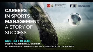 Careers in Sports Management A Story of Success [upl. by Tillo]