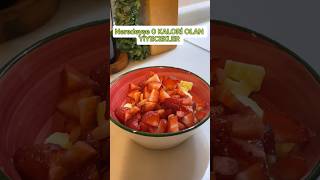 kalorisi az bol bol yemelik yiyecekler 🍓🥕 diyetyemekleri salatatarifleri [upl. by Ahsikym976]