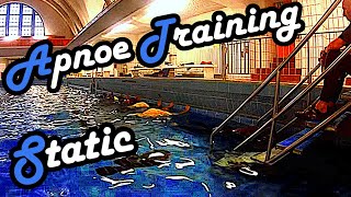 Apnoe training Spearfishing  STATIC Apnoe  Herschelbad Mannheim  Splash [upl. by Golter]