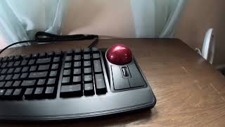 Perixx Periboard322 Gaming Keyboard with Trackball Unboxing [upl. by Alper]